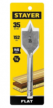 STAYER FLAT 35*152мм сверло по дереву