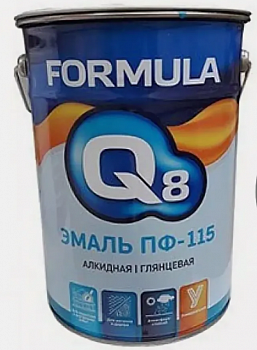 Эмаль ПФ-115 белая 20кг Формула