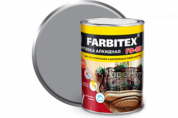 Грунтовка ГФ-21 серая FARBITEX 0,8кг