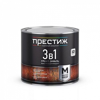 Грунт-эмаль по ржавчине зеленая 1,9кг быстросох. Престиж