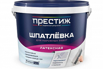 Шпатлевка акриловая латексная 5кг Престиж 