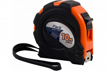 Рулетка 10м*25мм с фиксат. прорезин.корпус Парк Рулетка 10м*25мм с фиксат. прорезин.корпус Парк