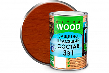 Защитно-красящий состав 3в1 груша 0,8л  FARBITEX дерево Защитно-красящий состав 3в1 груша 0,8л  FARBITEX дерево