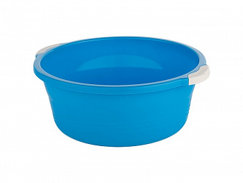Таз Волна круглый с ручками 6л голубой