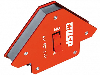 Держатель магнитный для сварки с выключателем 95*95*92мм сила магнита 14кг