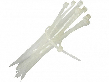 Ремешок-Хомут Белые. 200х3.5 мм, 100 шт