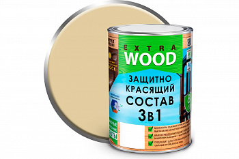 Защитно-красящий состав 3в1 ваниль 0,8л Фарбитекс  Защитно-красящий состав 3в1 ваниль 0,8л Фарбитекс