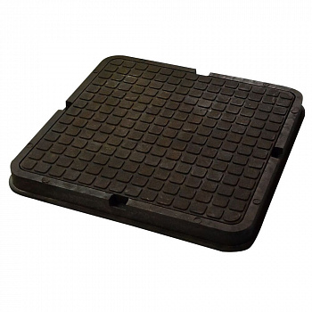 Люк ЛКПП квадратный черный 650х650 мм