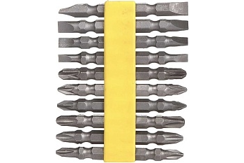 Набор STAYER биты MASTER двухсторонние с пластиковым держателем СR-V 10предметов