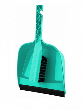 Набор Disco (щетка с совком)  аквамарин