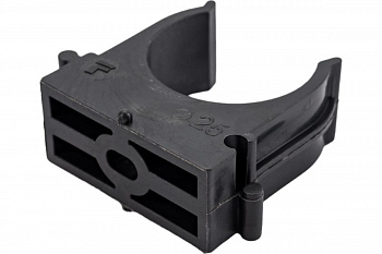 Клипса для гофры 25мм черная