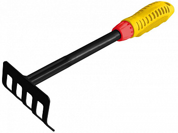 Грабли, плоский зуб, 5 зубьев, L 300 мм, B 90 мм, InWork