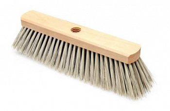 Щетка д/пола дерев.,овал.,6-ти рядная, 250 мм(717156)