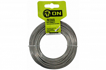 Леска для триммера с металлическим сердечником круг 3,0мм*15м