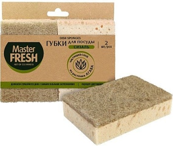 Губки для посуды ЭКО 9шт