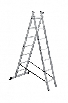 Лестница двухсекционная 2*7 УФУК 2,03/3,19м