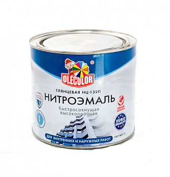 Эмаль НЦ-132П Белый 1,7 OLECOLOR