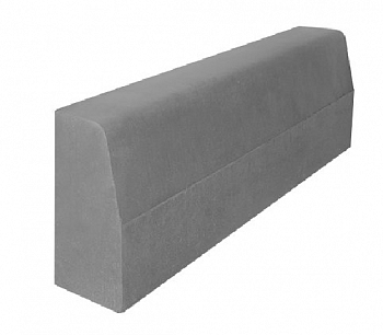 Бордюр (камень поребрик) дорожный БР 1000х300х150 серый