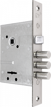 Замок врезной Просам 74100 ЗВ9-8/13 КЛП5-85 СП1,Ш,У1 8-сувальдный корпус универс. без ручек