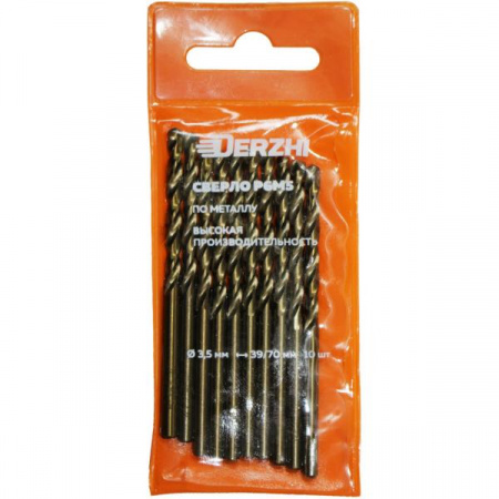 Сверло DERZHI дмет Р6М5 3,5мм