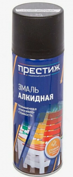 Аэрозоль акриловая универсальная черная Престиж 425мл
