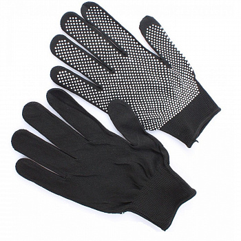 Перчатки нейлоновые "Микроточка"