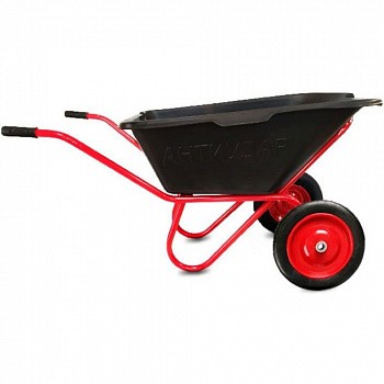 Тачка №1 двухколесная 110л пластик