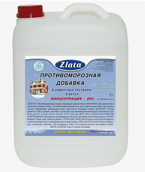 Противоморозная добавка 5л Злата