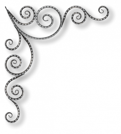 Кованый угол АТ-021 960х850мм