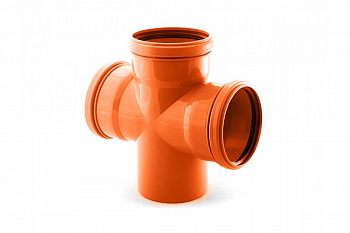 Крестовина ф 110/110/110 90гр (оранж)