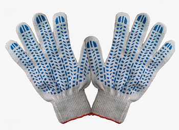 Перчатки ХБ протектор 5-ти ниточный 10класс ИСТОК