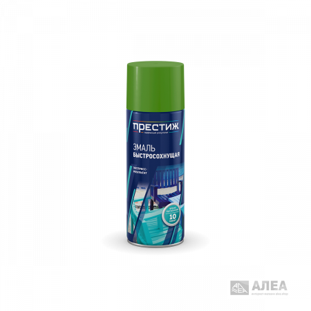 Prestij_alkidnaya_emal_aerozol_bistrosoh_425ml_yarko-zelenaya