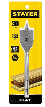 STAYER FLAT 30*152мм сверло по дереву