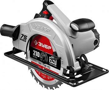 Пила дисковая 90-70мм диск 210мм 2000Вт Зубр ПД-75 Пила дисковая 90-70мм диск 210мм 2000Вт Зубр ПД-75