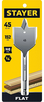 STAYER FLAT 45*152мм сверло по дереву
