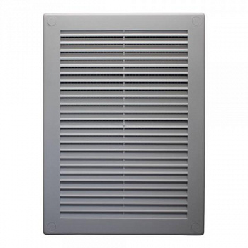 Решетка вентиляционная KUMA круглая 150*200мм белая пластик с защит. сеткой