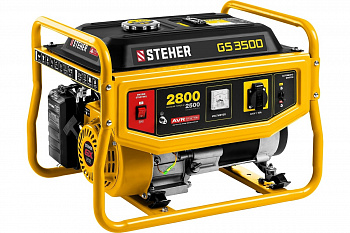 GS-3500 бензиновый генератор 2800Вт Steher