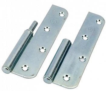 Петля накладная  ПН1-130 цинк левая 130*71