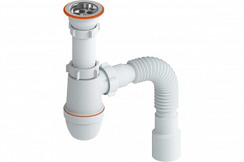 Сифон "РМС" СУ-02 для умывальника (прикручивающийся)