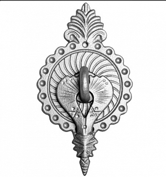 Ручка-стучалка 180*110мм литье  Ручка-стучалка 180*110мм литье