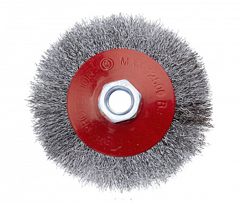 Щетка для УШМ 100мм М14 "тарелка" металл.20-05-100 Исток