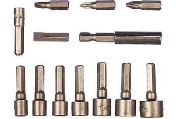 Набор бит и головок 13шт FIT