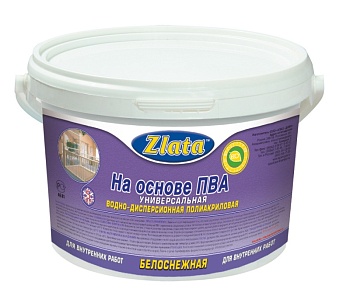 Шпаклевка полимерная на ПВА 1.3 кг Злата