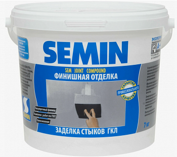 Шпатлевка для заделки швов  Semin Sem Jont 8кг Шпатлевка для заделки швов  Semin Sem Jont 8кг