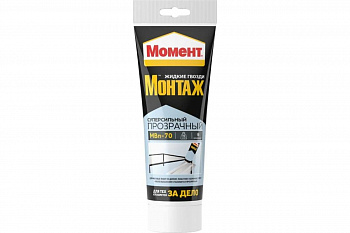 Момент Монтаж Суперсильный МВп-70 185гр прозрачный