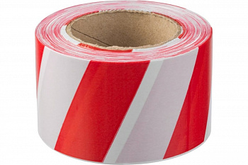 Сигнальная лента ЗУБР МАСТЕР цвет красно-белый 50ммх200мм