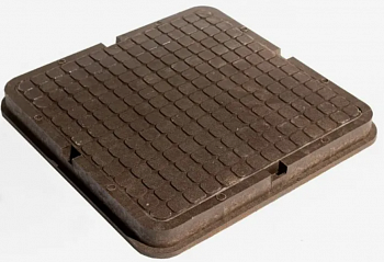 Люк ЛКПП квадратный коричневый 650х650 мм