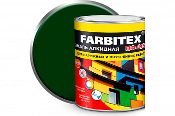 Эмаль алкидная ПФ- 115 зеленый Farbitex 1,8кг Эмаль алкидная ПФ- 115 зеленый Farbitex 1,8кг