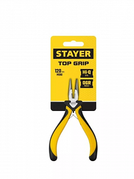 Тонкогубцы TopGrip STAYER 120мм Тонкогубцы TopGrip STAYER 120мм