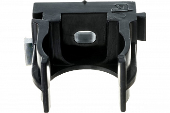 Клипса для монтажа пластиковых труб 20мм черная (9005)